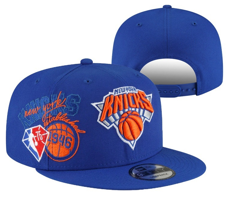Knicks Team Logo Blue 75th Anniversary Adjustable Hat YD,We sell and wholesale Knicks Team Logo Blue 75th Anniversary Adjustable Hat YD on line form chian!